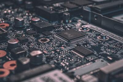 Circuit board close-up